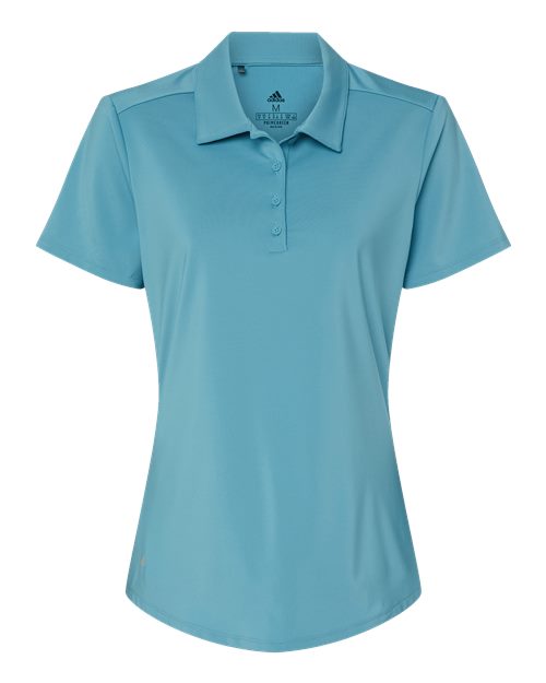 Adidas A515 — Women's Ultimate365 Solid Polo — Hazy Blue