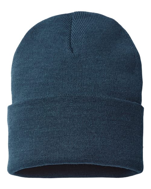 Atlantis Headwear PURE — Sustainable Beanie — Navy