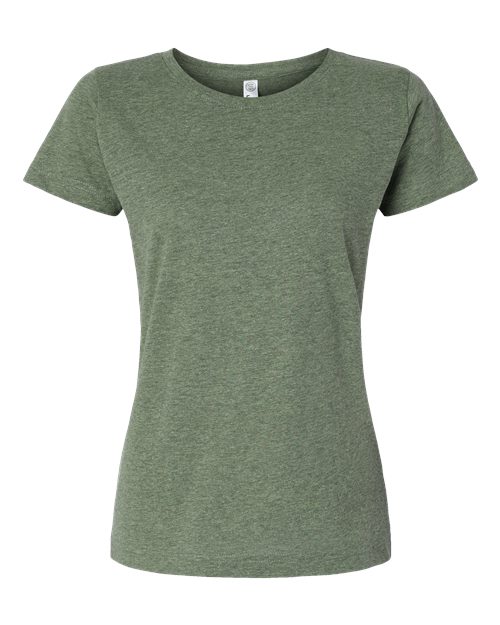 LAT 3516 — Women's Fine Jersey Tee — Bamboo Blackout