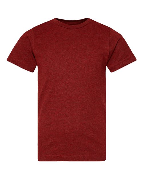 LAT 6101 — Youth Fine Jersey Tee — Cardinal Blackout