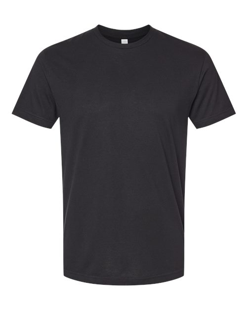 LAT 6901 — Unisex Fine Jersey Tee — Blended Black