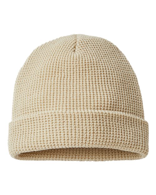Richardson 146R — Waffle Cuffed Beanie — Birch