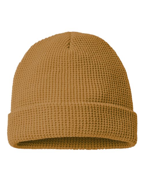 Richardson 146R — Waffle Cuffed Beanie — Camel