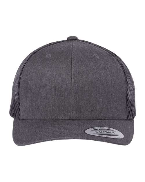 YP Classics 6606 — Retro Trucker Cap — Dark Heather Grey