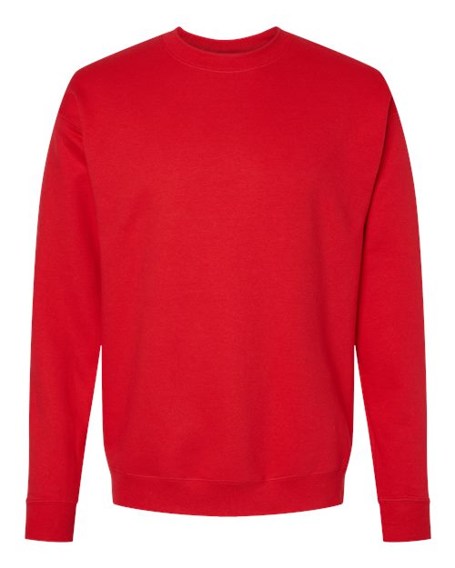 Hanes RS160 — Unisex Perfect Sweats Crewneck Sweatshirt — Athletic Red