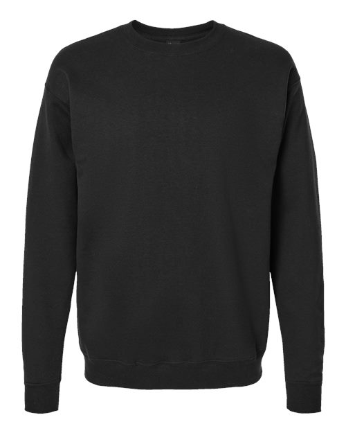 Hanes RS160 — Unisex Perfect Sweats Crewneck Sweatshirt — Black