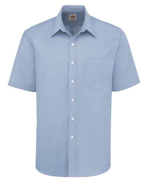 Dickies SSS46 — Men's Short Sleeve Oxford Shirt — Light Blue