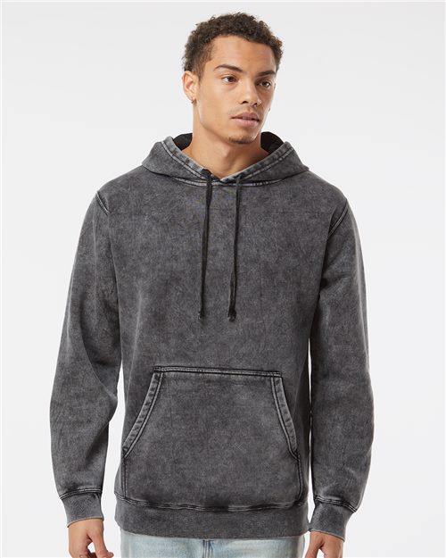 Independent Trading Co. PRM4500MW — Unisex Midweight Mineral Wash Hooded Sweatshirt — main view