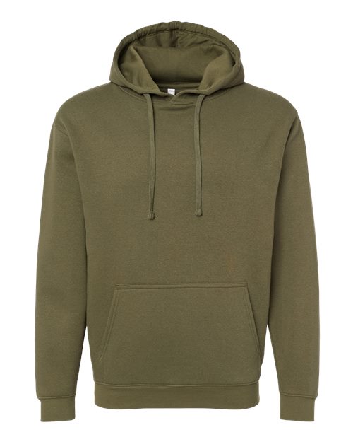LAT 6926 — Unisex Elevated Fleece Hoodie Sweatshirt — Military Green