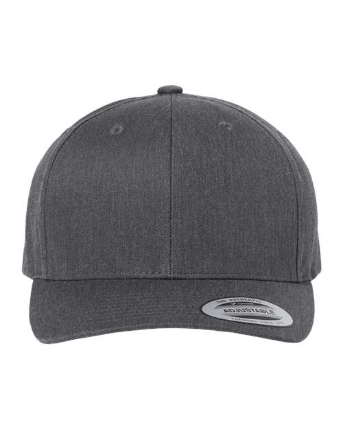 YP Classics 6389 — CVC Snapback Cap — Dark Heather Grey