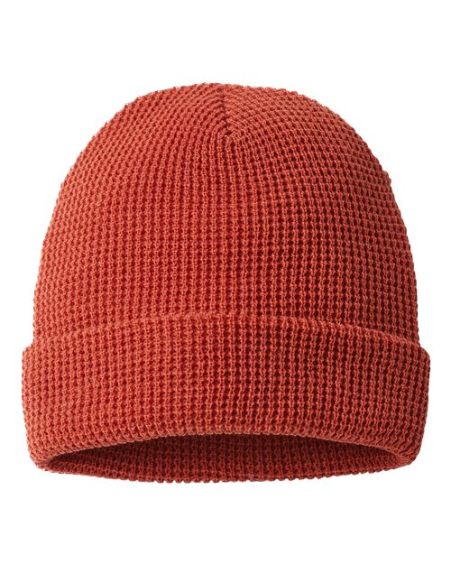 Richardson 146R — Waffle Cuffed Beanie — Rust
