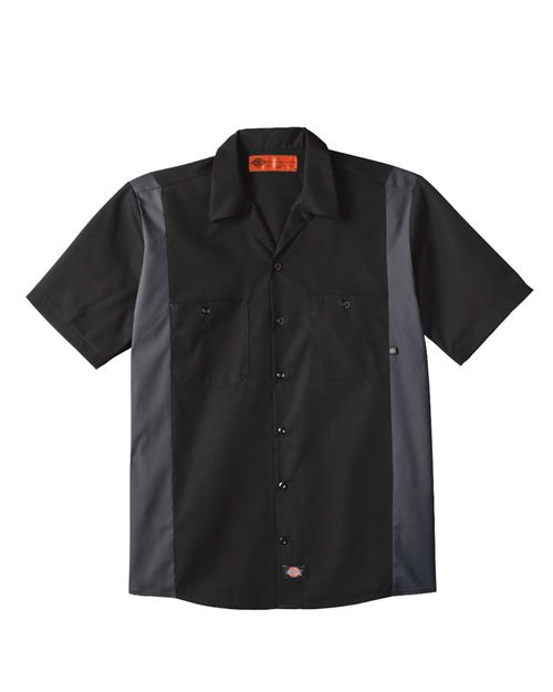 Dickies LS524T — Men's Tall Industrial Colorblocked Short Sleeve Shirt — main view