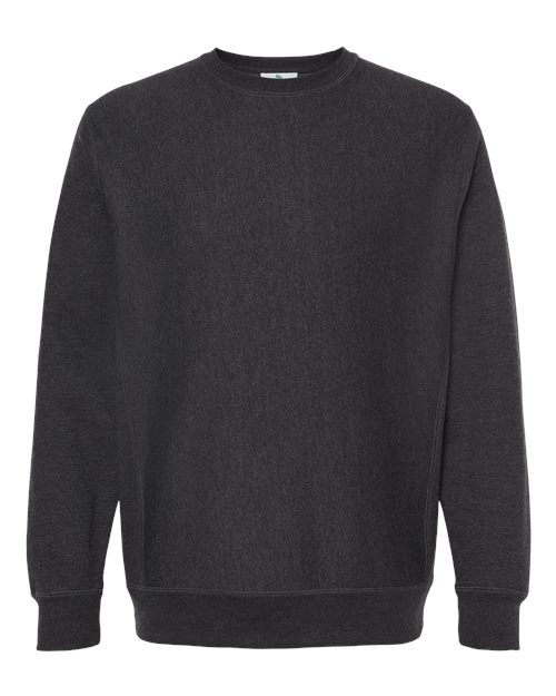 Independent Trading Co. IND5000C — Unisex Legend Premium Heavyweight Cross-Grain Crewneck Sweatshirt — Charcoal Heather