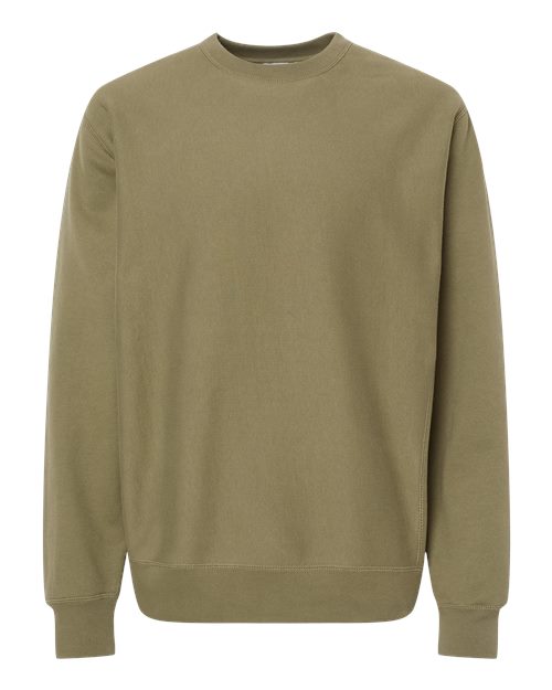 Independent Trading Co. IND5000C — Unisex Legend Premium Heavyweight Cross-Grain Crewneck Sweatshirt — Olive