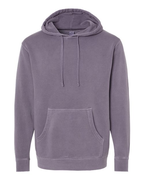 Independent Trading Co. PRM4500 — Unisex Midweight Pigment-Dyed Hooded Sweatshirt — Pigment Plum