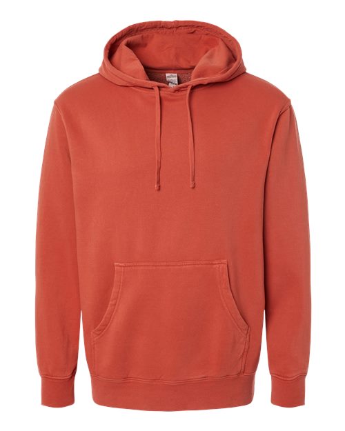 Independent Trading Co. PRM4500 — Unisex Midweight Pigment-Dyed Hooded Sweatshirt — Pigment Amber