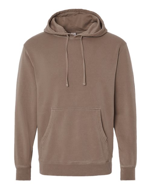 Independent Trading Co. PRM4500 — Unisex Midweight Pigment-Dyed Hooded Sweatshirt — Pigment Clay