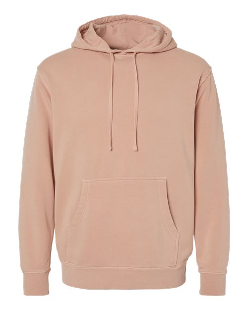 Independent Trading Co. PRM4500 — Unisex Midweight Pigment-Dyed Hooded Sweatshirt — Pigment Dusty Pink