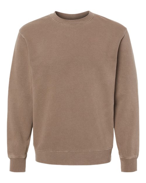 Independent Trading Co. PRM3500 — Unisex Midweight Pigment-Dyed Crewneck Sweatshirt — Pigment Clay