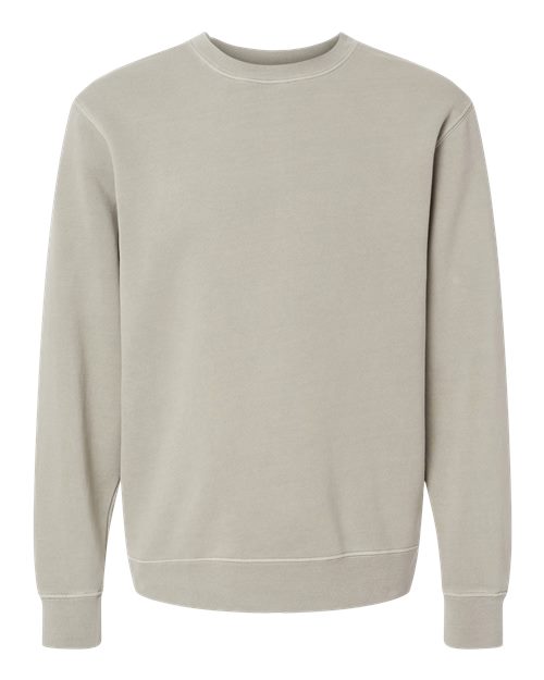 Independent Trading Co. PRM3500 — Unisex Midweight Pigment-Dyed Crewneck Sweatshirt — Pigment Cement