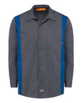 Dickies 5524T — Men's Tall Industrial Colorblocked Long Sleeve Shirt — main view