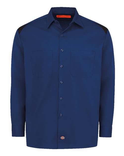 Dickies 6605T — Men's Tall Long Sleeve Performance Team Shirt — main view