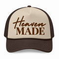 Heaven Made DTF Transfer Cap, OTTO 39-165, Foam Mesh Back Trucker Hat, Christian Faith Snapback