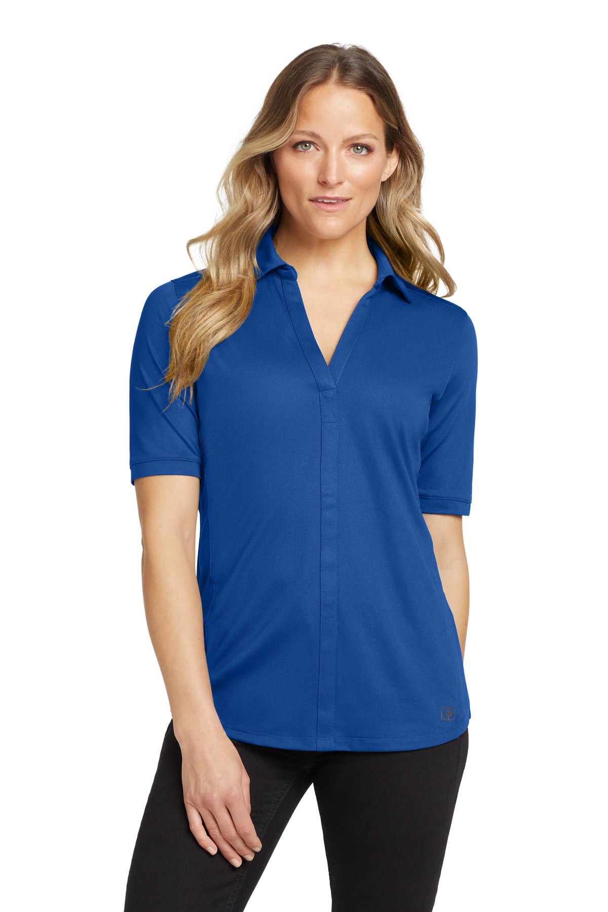 OGIO Women's Metro Polo. LOG130 — Enzyme Blue