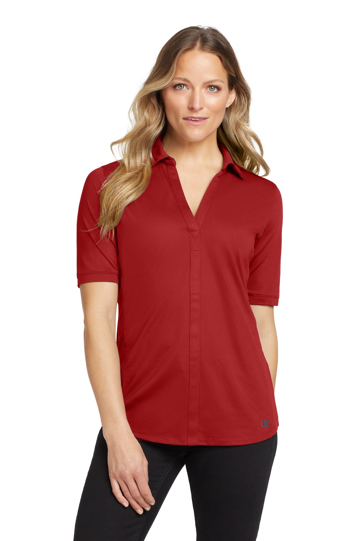 OGIO Women's Metro Polo. LOG130 — Ripped Red