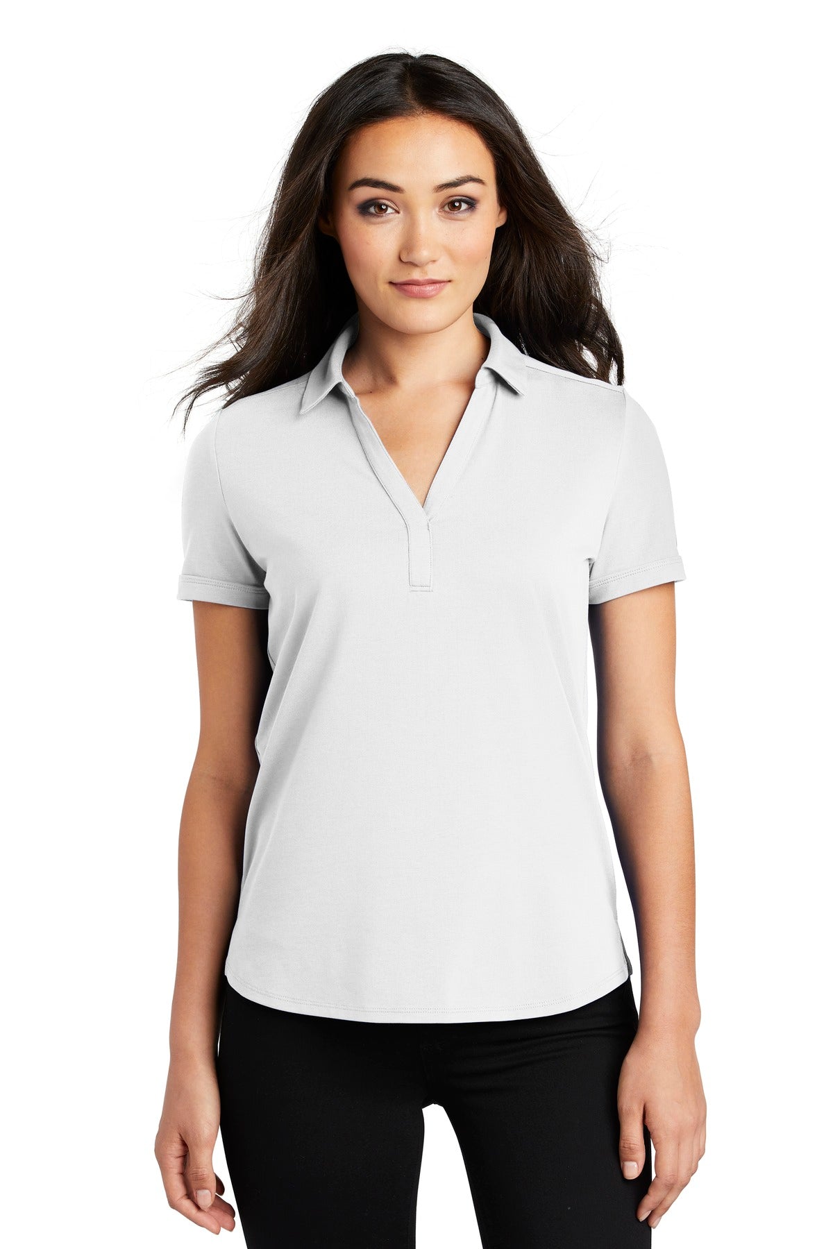 OGIO  Women's Limit Polo. LOG138 — Bright White