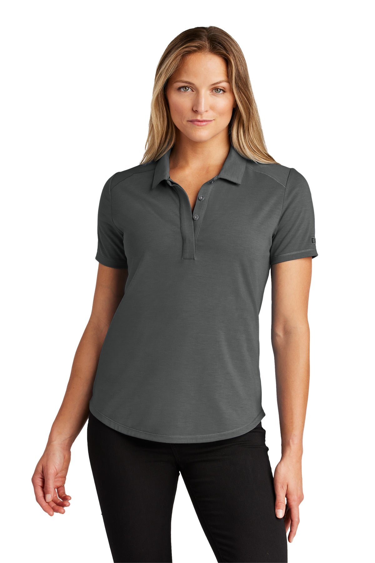 OGIO Women's Motion Polo LOG152 — Tarmac Grey