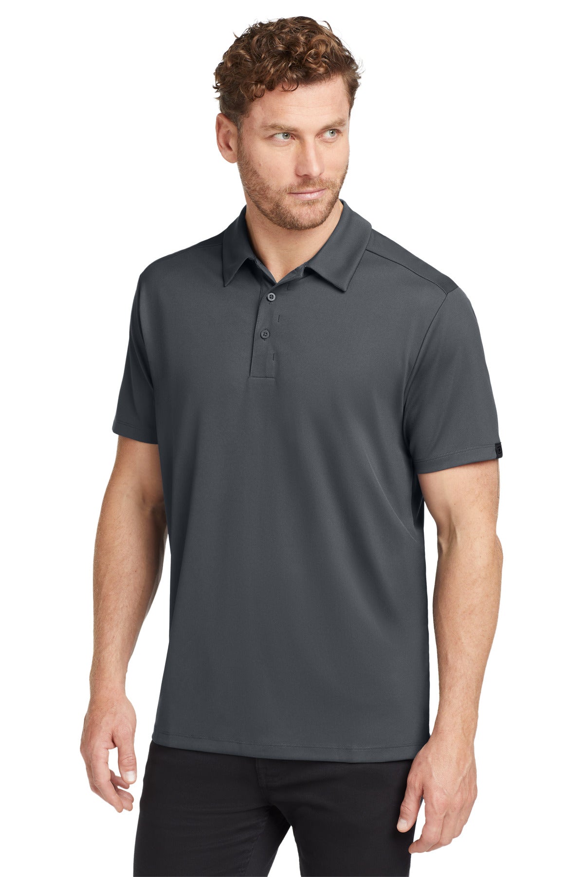 OGIO Framework Polo. OG125 — Diesel Grey