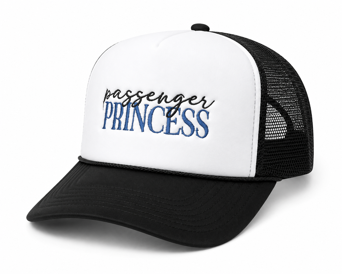 Passenger Princess Embroidered Trucker Hat