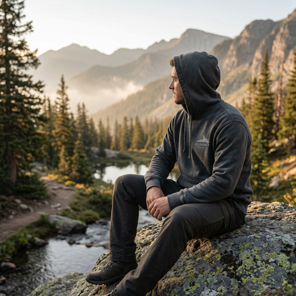 Summit Standard Hoodie — Charcoal