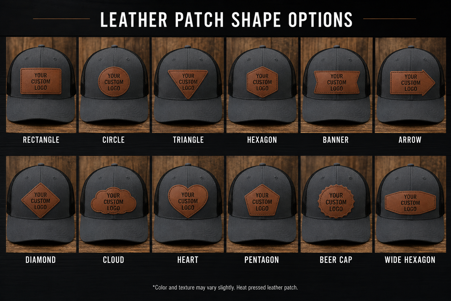 Custom Leather Patch Trucker Hat | Build Your Own | Summit Standard Co.